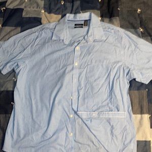 VanHeusen Classic Fit Men’s Button-Down Dress Shirt. Size:18-18 1/2
